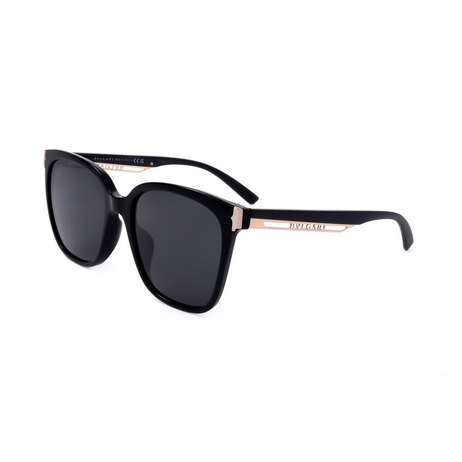 bvlgari ladies black shield sunglasses 0bv8245f 501/87 bvlgari ladies black shield sunglasses 0bv8245f 501/87