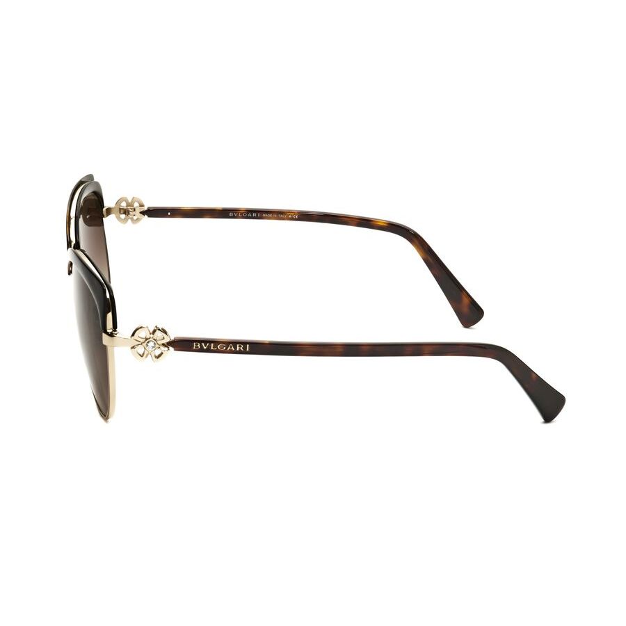 bvlgari ladies brown cat eye sunglasses 0bv6158b 278/13 bvlgari ladies brown cat eye sunglasses 0bv6158b 278/13