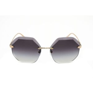 bvlgari ladies gold tone geometric sunglasses 0bv6187k 278/2a 2