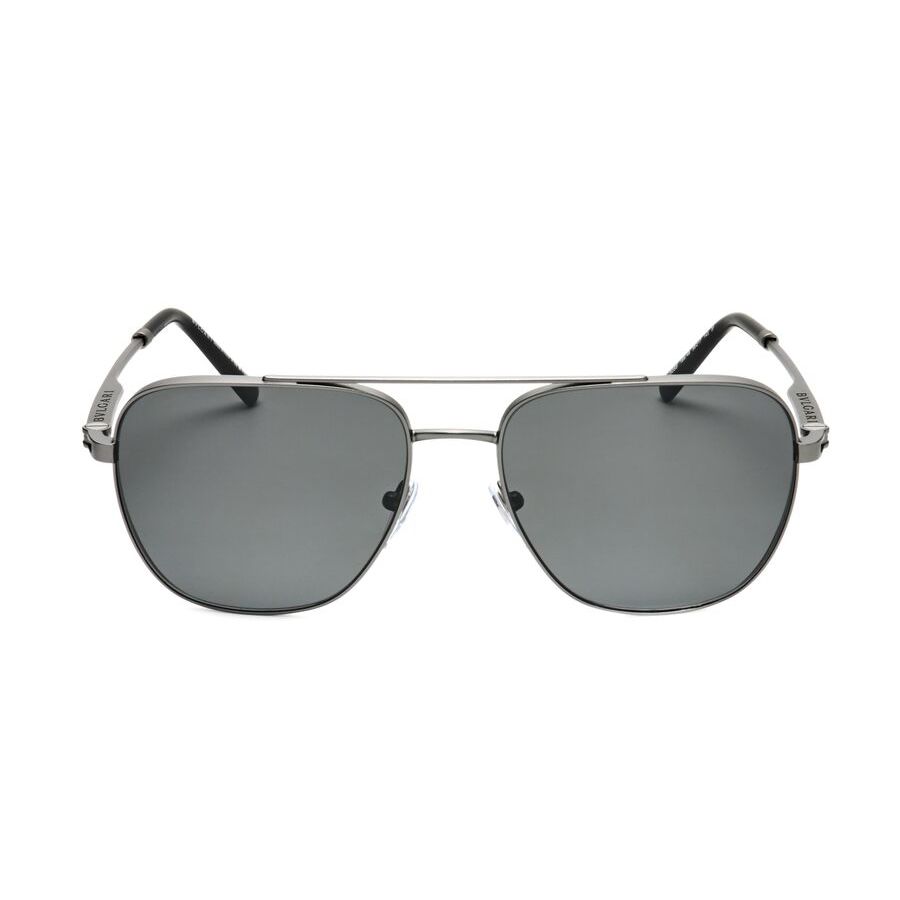 bvlgari men's silver tone round sunglasses 0bv5059 195/48 bvlgari men's silver tone round sunglasses 0bv5059 195/48