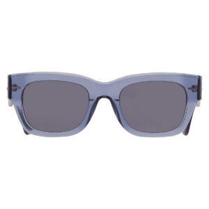 calvin klein blue rectangular men's sunglasses ck23509s 438 51
