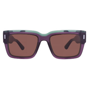 calvin klein brown square men's sunglasses ck23538s 515 55