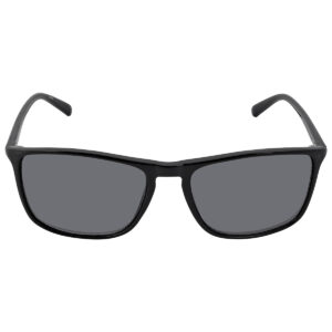 calvin klein grey rectangular men's sunglasses ck20524s 001 57