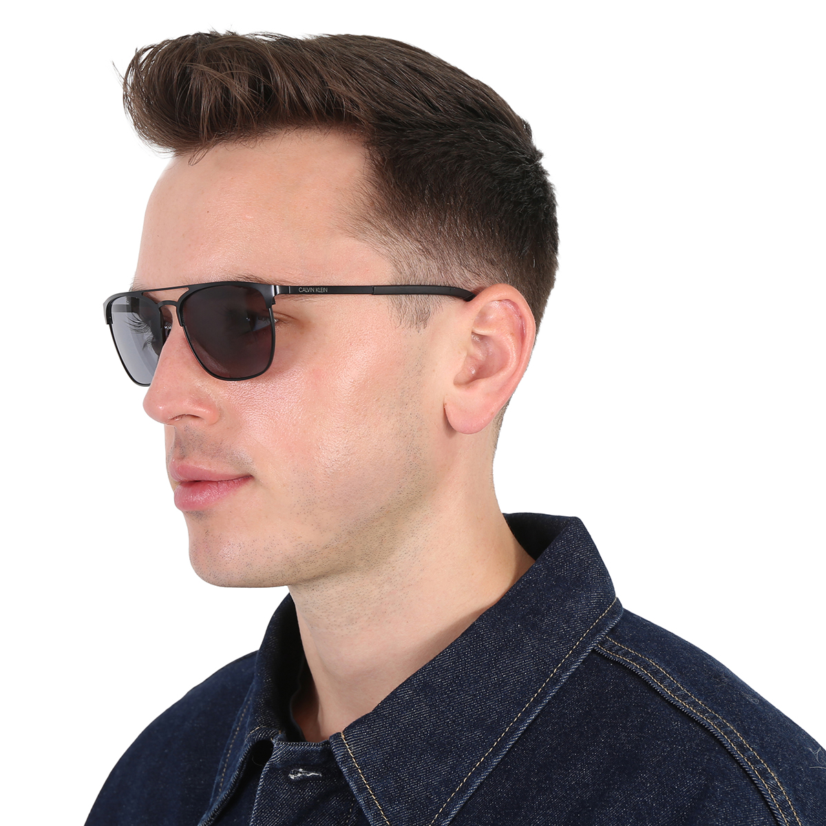 calvin klein grey square men's sunglasses ck20123s 001 55 calvin klein grey square men's sunglasses ck20123s 001 55