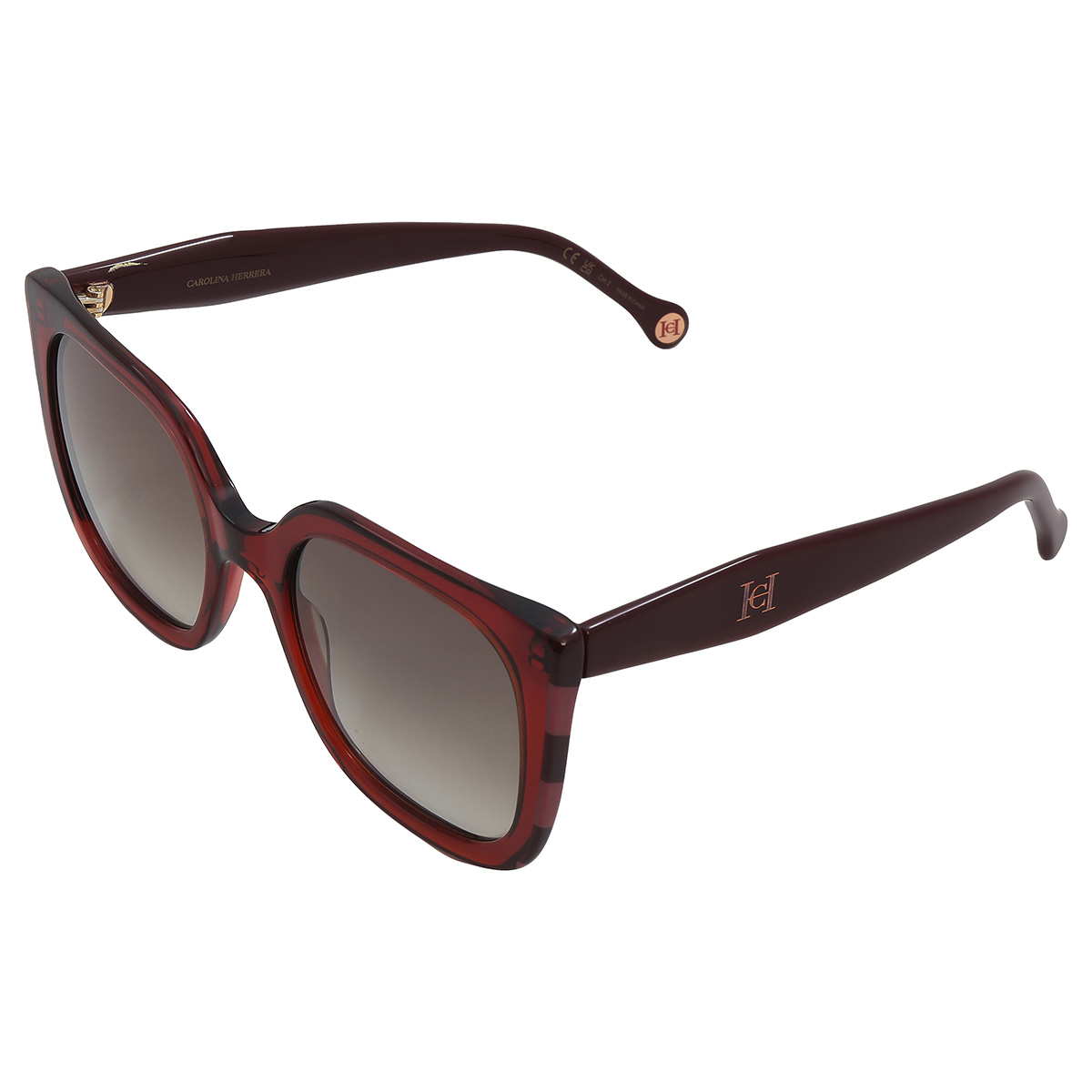 carolina herrera brown cat eye ladies sunglasses her 0128/s 0c8c/ha 54 carolina herrera brown cat eye ladies sunglasses her 0128/s 0c8c/ha 54