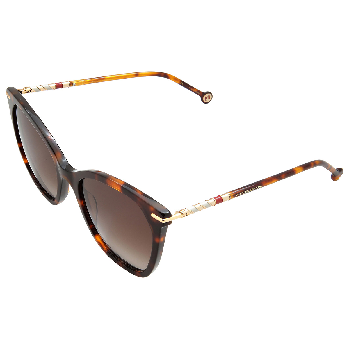 carolina herrera brown gradient butterfly ladies sunglasses her 0091/s 005l/ha 56 carolina herrera brown gradient butterfly ladies sunglasses her 0091/s 005l/ha 56