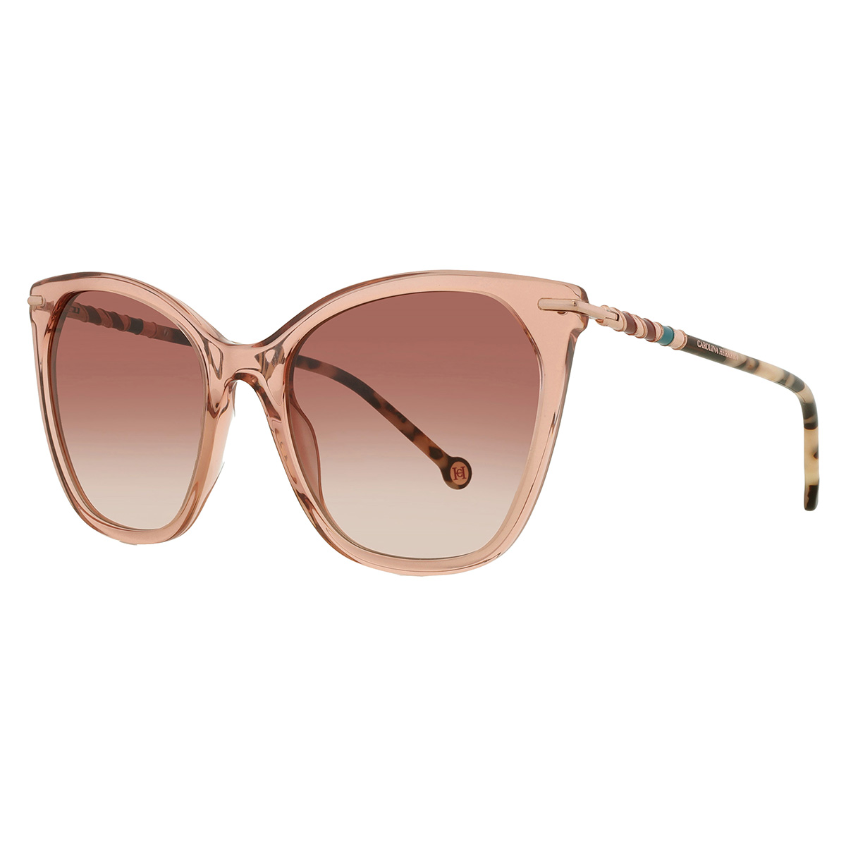 carolina herrera brown gradient cat eye ladies sunglasses her 0091/s 0l93/ha 56 carolina herrera brown gradient cat eye ladies sunglasses her 0091/s 0l93/ha 56