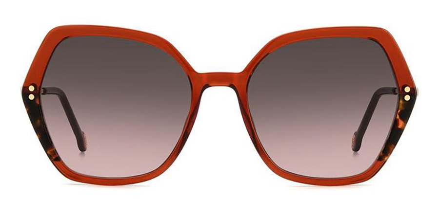 carolina herrera brown pink shaded geometric ladies sunglasses her 0185/s 0ydc/m2 55 carolina herrera brown pink shaded geometric ladies sunglasses her 0185/s 0ydc/m2 55