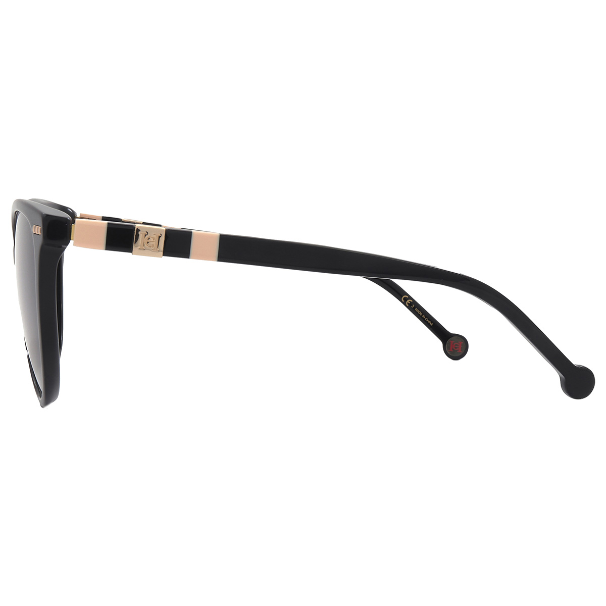 carolina herrera grey cat eye ladies sunglasses her 0107/s 0kdx/ir 57 carolina herrera grey cat eye ladies sunglasses her 0107/s 0kdx/ir 57