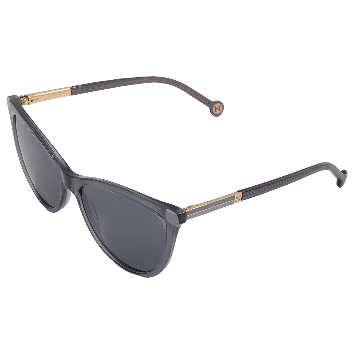 carolina herrera grey cat eye ladies sunglasses her 0141/s 0zlp/ir 58 carolina herrera grey cat eye ladies sunglasses her 0141/s 0zlp/ir 58