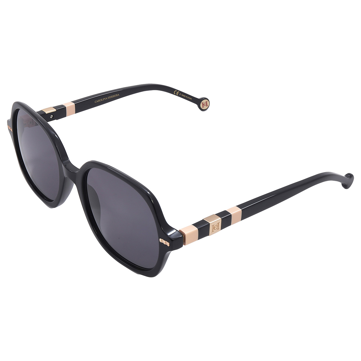 carolina herrera grey square ladies sunglasses her 0106/s 0kdx/ir 55 carolina herrera grey square ladies sunglasses her 0106/s 0kdx/ir 55