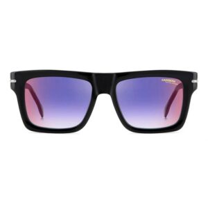 carrera blue shaded red square men's sunglasses carrera 305/s 0807/yb 54