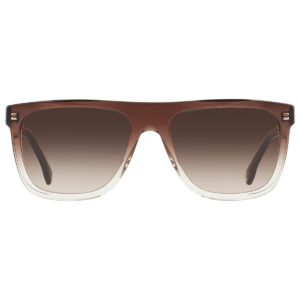carrera brown gradient browline men's sunglasses carrera 267/s 00my/ha 56