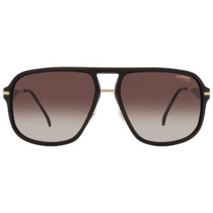 carrera brown rectangular men's sunglasses carrera 296/s 02m2/ha 60