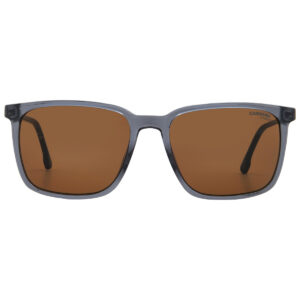 carrera brown square men's sunglasses carrera 259/s 0kb7 55