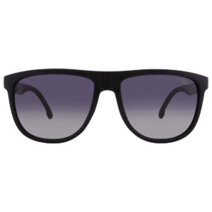 carrera grey shaded browline men's sunglasses carrera 8059/s 0807/9o 58
