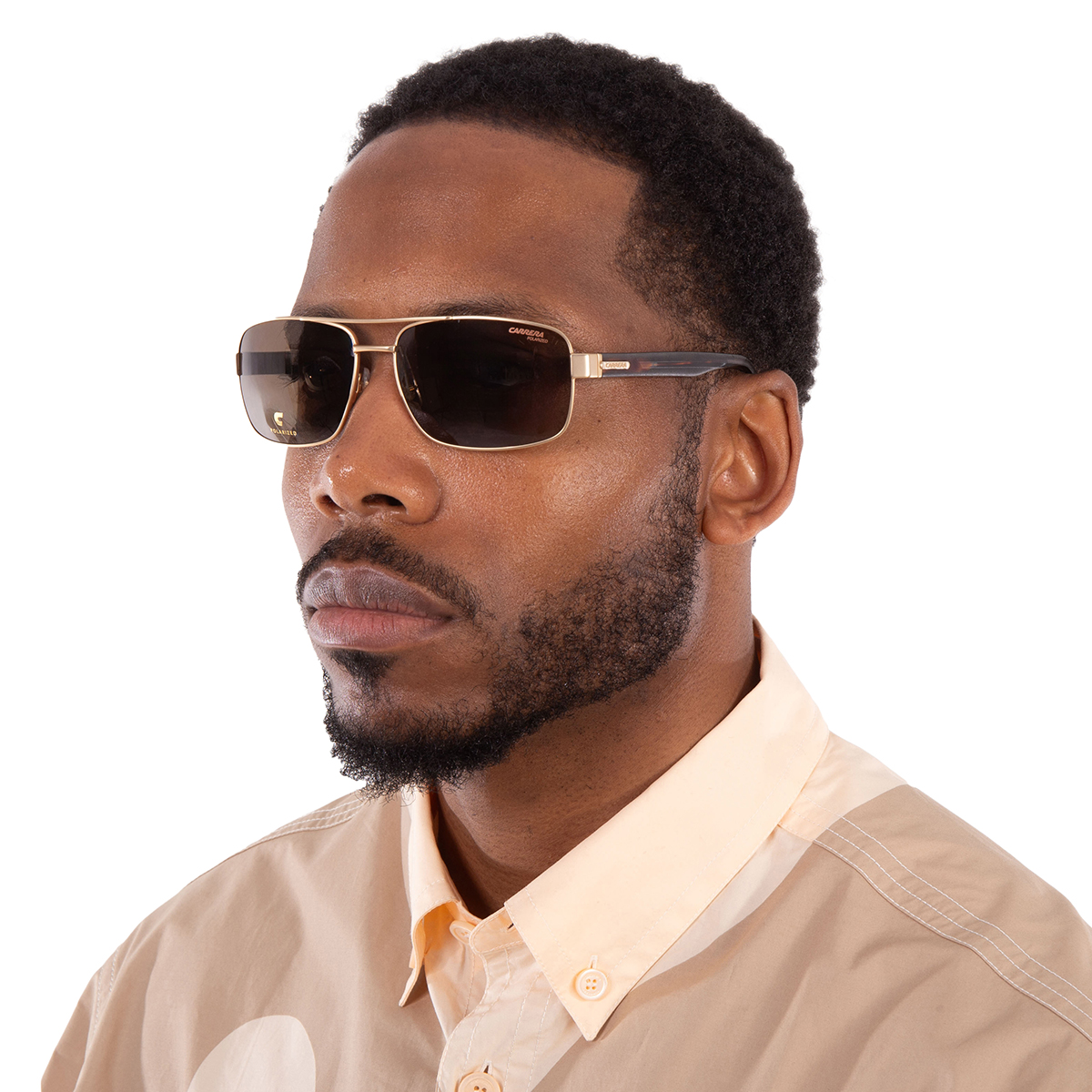 carrera polarized bronze rectangular men's sunglasses carrera 8063/s 0aoz/sp 60 carrera polarized bronze rectangular men's sunglasses carrera 8063/s 0aoz/sp 60