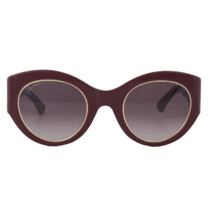 cartier c decor burgundy gradient cat eye ladies sunglasses ct0305s 003 51