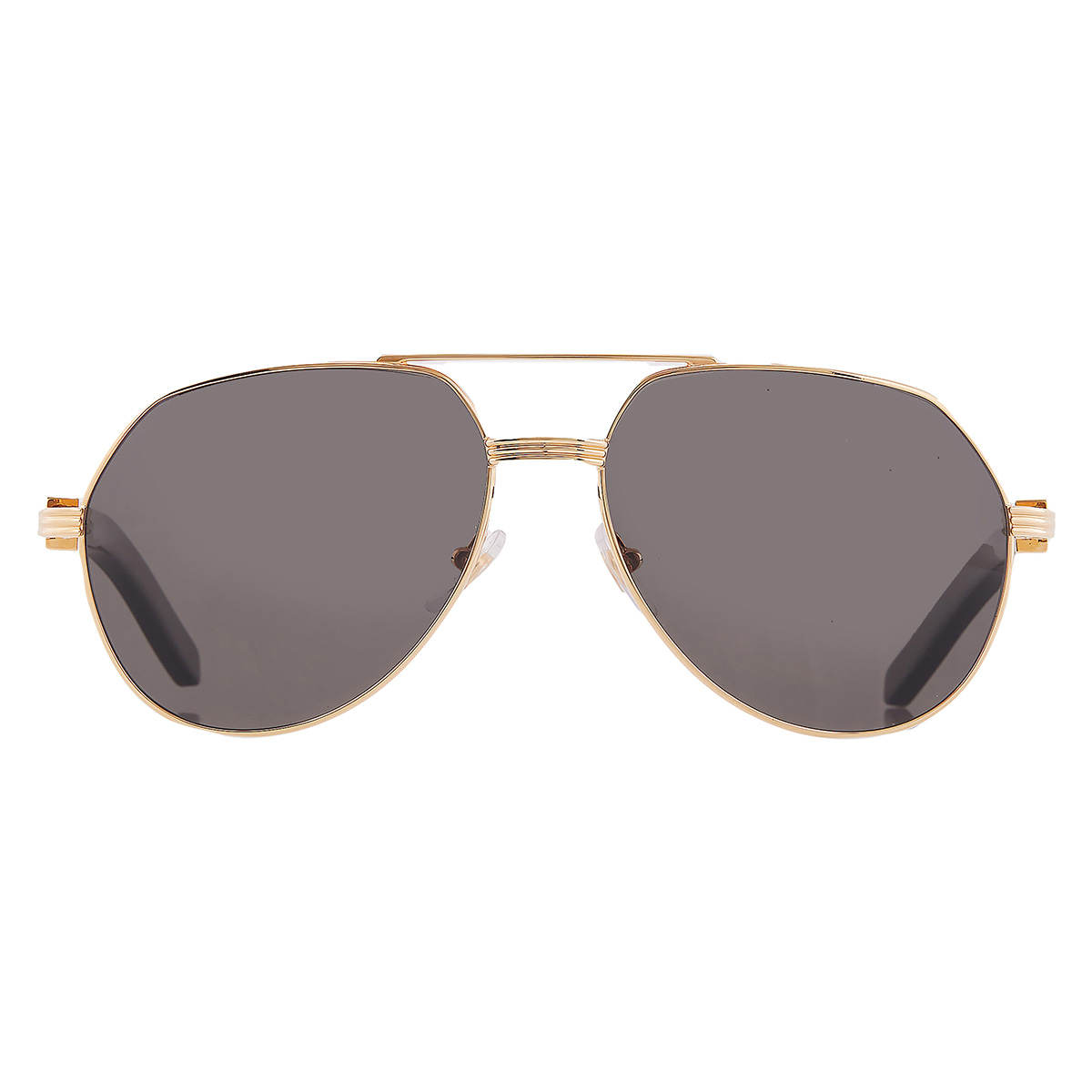 cartier c de cartier polarized grey pilot men's sunglasses ct0272s 001 60 cartier c de cartier polarized grey pilot men's sunglasses ct0272s 001 60