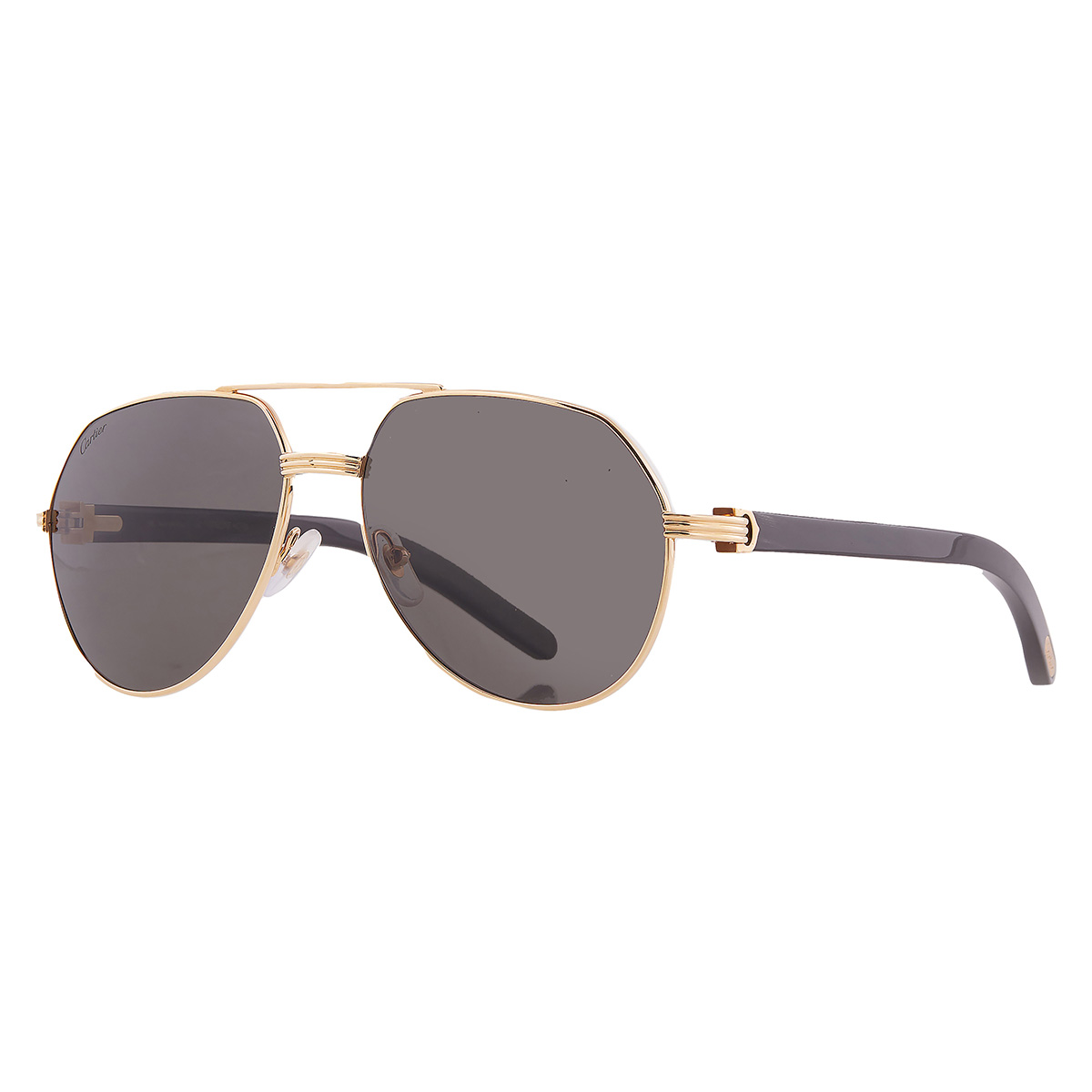 cartier c de cartier polarized grey pilot men's sunglasses ct0272s 001 60 cartier c de cartier polarized grey pilot men's sunglasses ct0272s 001 60