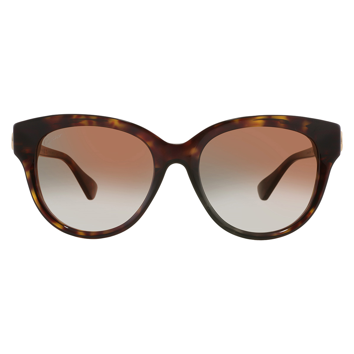 cartier c decor brown gradient oval ladies sunglasses ct0506s 002 55 cartier c decor brown gradient oval ladies sunglasses ct0506s 002 55
