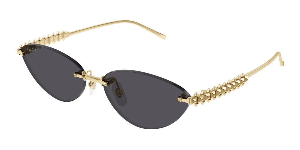 cartier clash de cartier grey cat eye ladies sunglasses ct0543s 002 58 cartier clash de cartier grey cat eye ladies sunglasses ct0543s 002 58