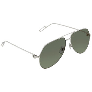 cartier green pilot men's sunglasses ct0110s 008 62