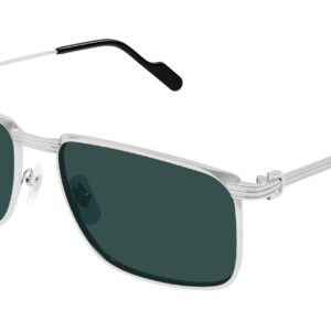 cartier green rectangular men's sunglasses ct0534s 002 59