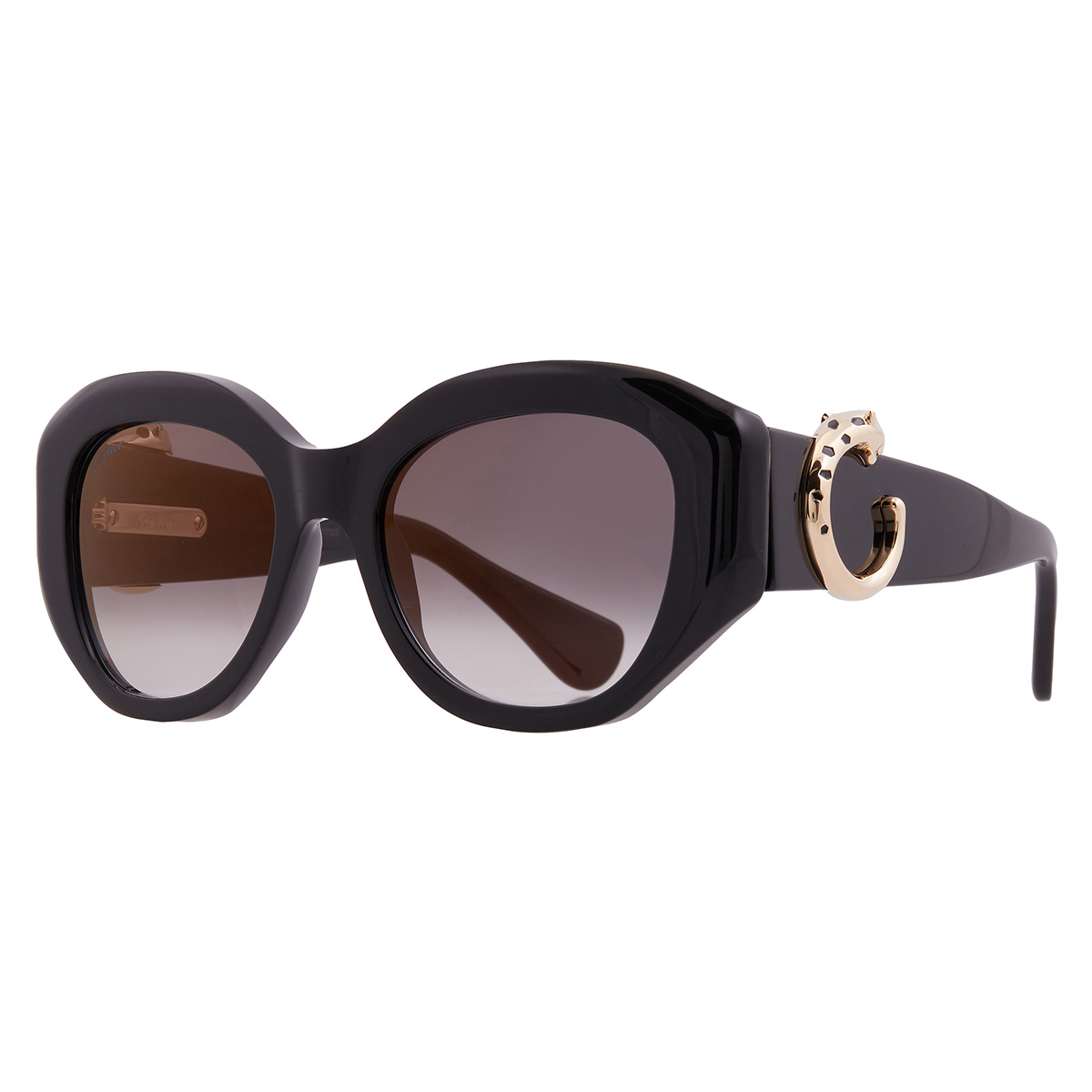 cartier panthere de cartier grey butterfly ladies sunglasses ct0502s 001 53 cartier panthere de cartier grey butterfly ladies sunglasses ct0502s 001 53
