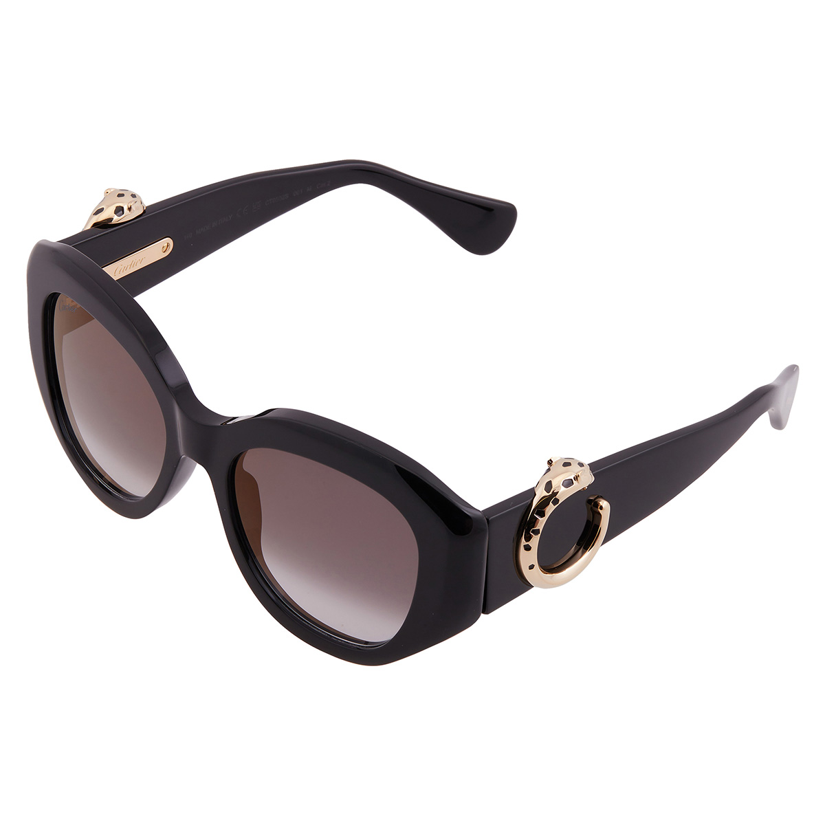 cartier panthere de cartier grey butterfly ladies sunglasses ct0502s 001 53 cartier panthere de cartier grey butterfly ladies sunglasses ct0502s 001 53
