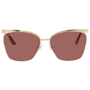 cartier panthere de cartier red butterfly ladies sunglasses ct0124s 003 59
