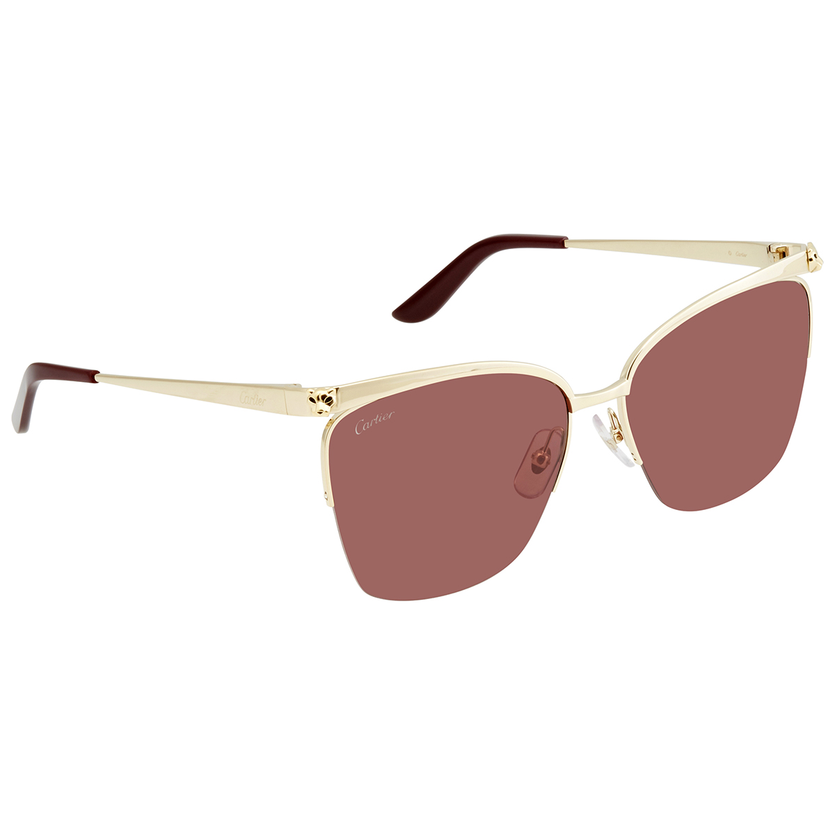cartier panthere de cartier red butterfly ladies sunglasses ct0124s 003 59 cartier panthere de cartier red butterfly ladies sunglasses ct0124s 003 59