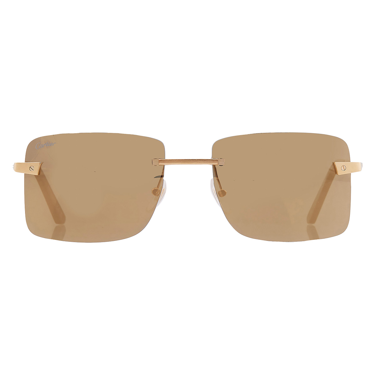 cartier santos de cartier brown grey rectangular men's sunglasses ct0033rs 001 57 cartier santos de cartier brown grey rectangular men's sunglasses ct0033rs 001 57