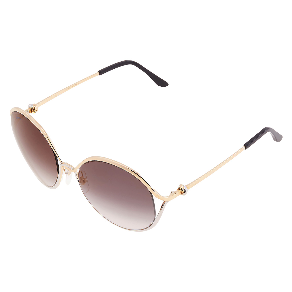 cartier trinity grey round ladies sunglasses ct0226s 001 59 cartier trinity grey round ladies sunglasses ct0226s 001 59