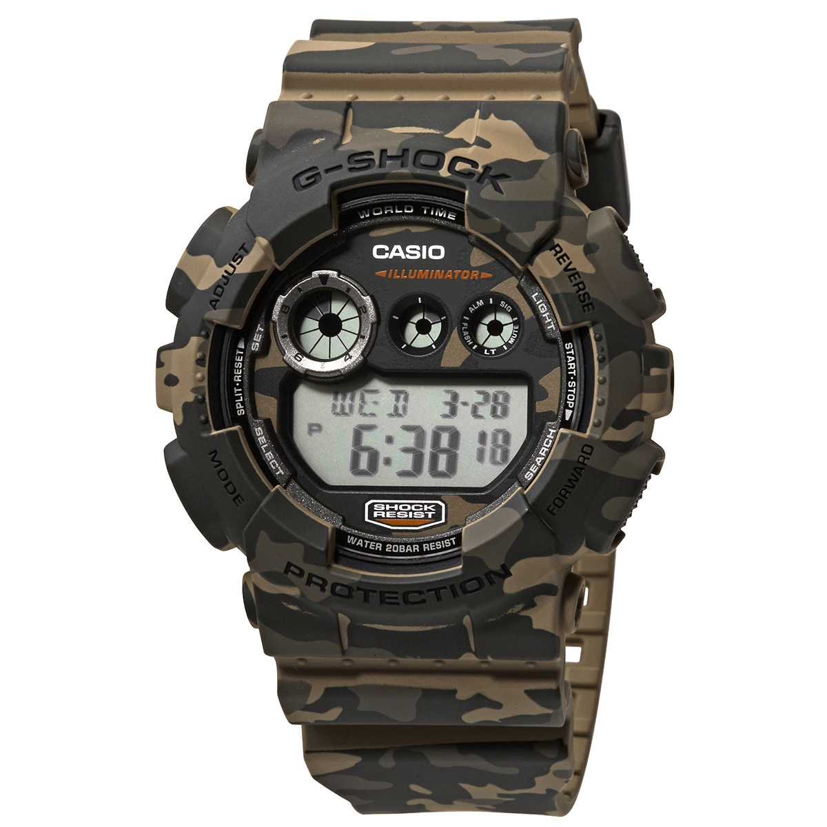 casio g shock classic brown camouflage resin men's watch gd120cm 5cr casio g shock classic brown camouflage resin men's watch gd120cm 5cr