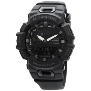 casio g shock alarm quartz analog digital black dial men's watch gba 900 1adr