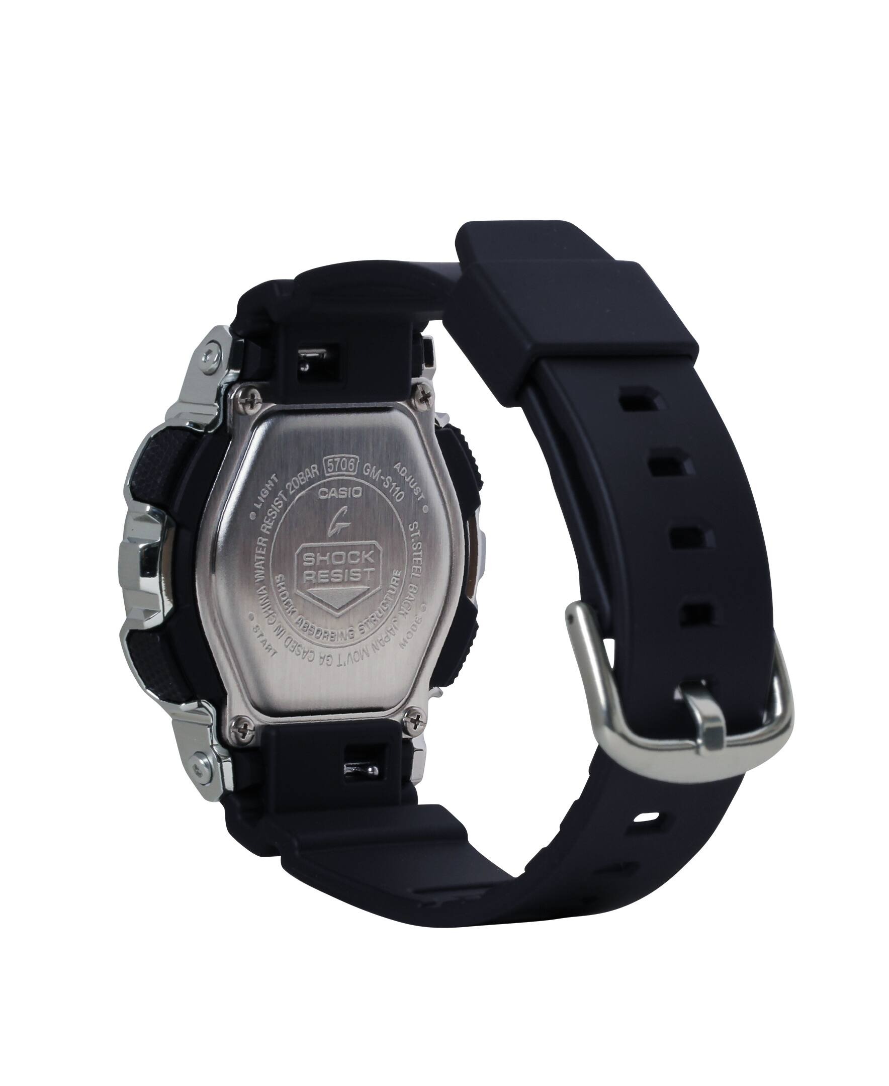 casio g shock alarm world time quartz analog digital silver dial ladies watch gm s110 1adr casio g shock alarm world time quartz analog digital silver dial ladies watch gm s110 1adr