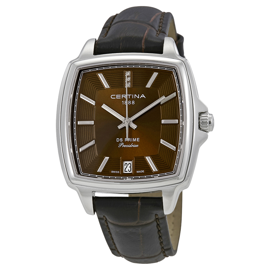 certina ds prime shape brown dial ladies watch c028.310.16.296.00 certina ds prime shape brown dial ladies watch c028.310.16.296.00