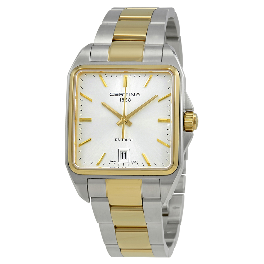 certina ds trust quartz silver dial two tone ladies watch c0195102203100 certina ds trust quartz silver dial two tone ladies watch c0195102203100