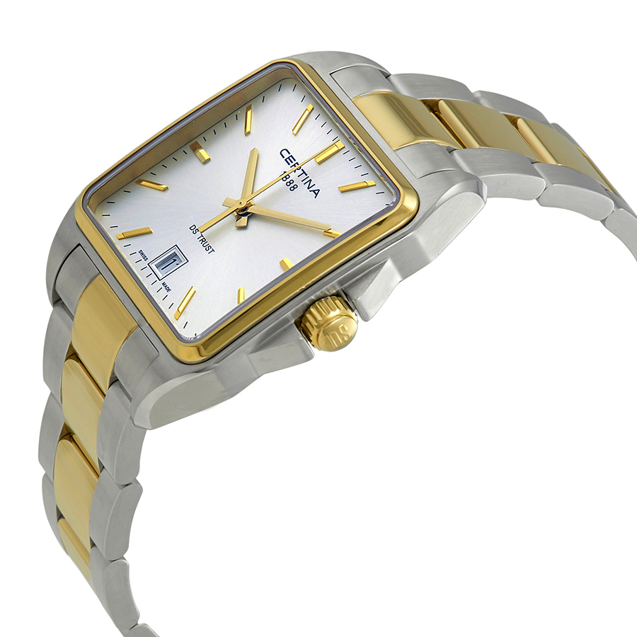 certina ds trust quartz silver dial two tone ladies watch c0195102203100 certina ds trust quartz silver dial two tone ladies watch c0195102203100