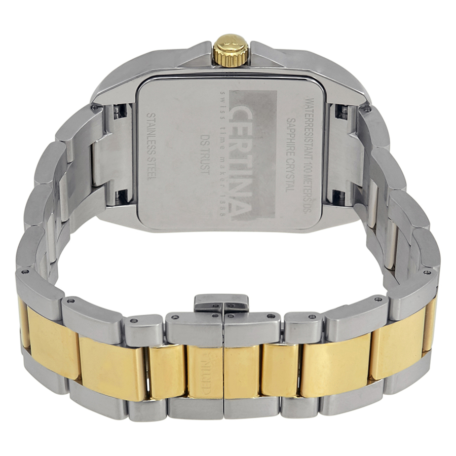 certina ds trust quartz silver dial two tone ladies watch c0195102203100 certina ds trust quartz silver dial two tone ladies watch c0195102203100