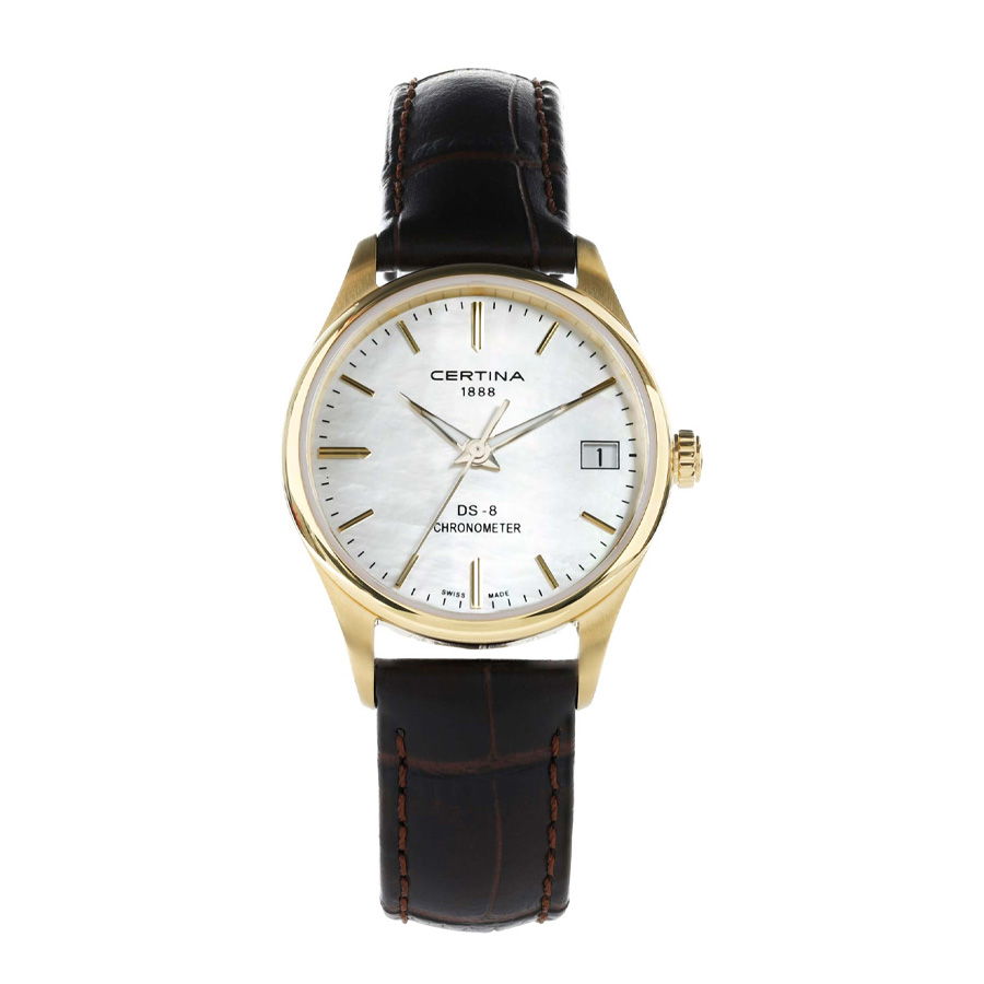 certina quartz chronometer ladies mop dial watch c033.251.36.111.00 certina quartz chronometer ladies mop dial watch c033.251.36.111.00