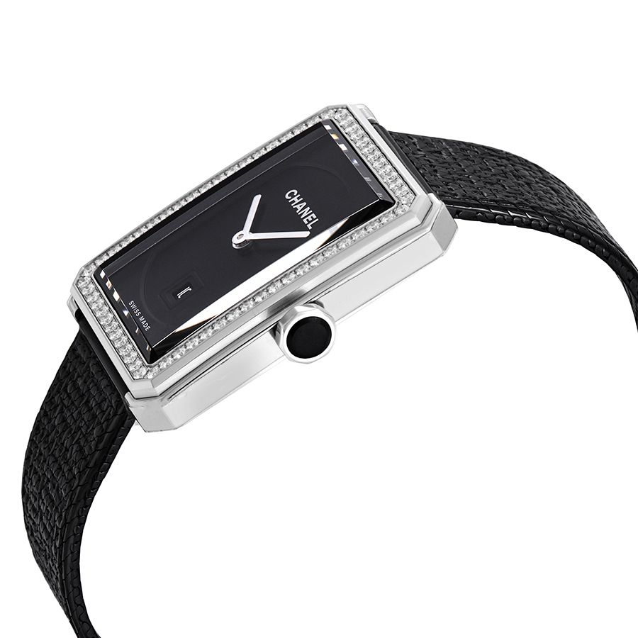 chanel boy friend black dial ladies watch h5318 chanel boy friend black dial ladies watch h5318