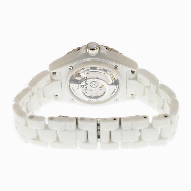 chanel j12 automatic chronometer white dial ladies watch h7481 chanel j12 automatic chronometer white dial ladies watch h7481