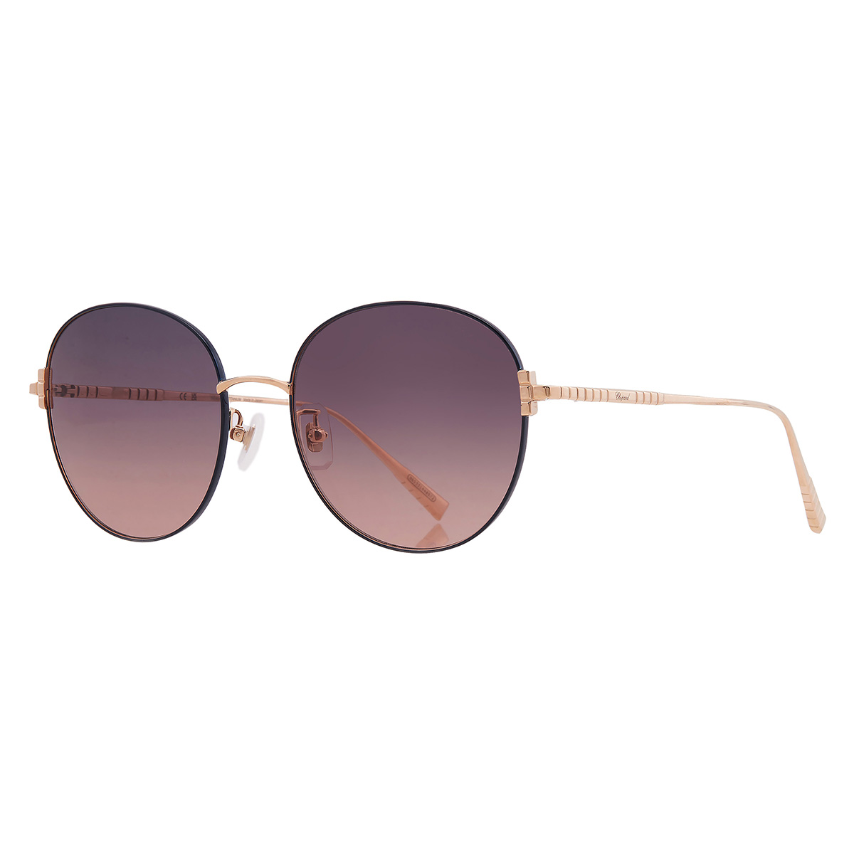 chopard blue pink gradient round ladies sunglasses schl03m 0354 57 chopard blue pink gradient round ladies sunglasses schl03m 0354 57