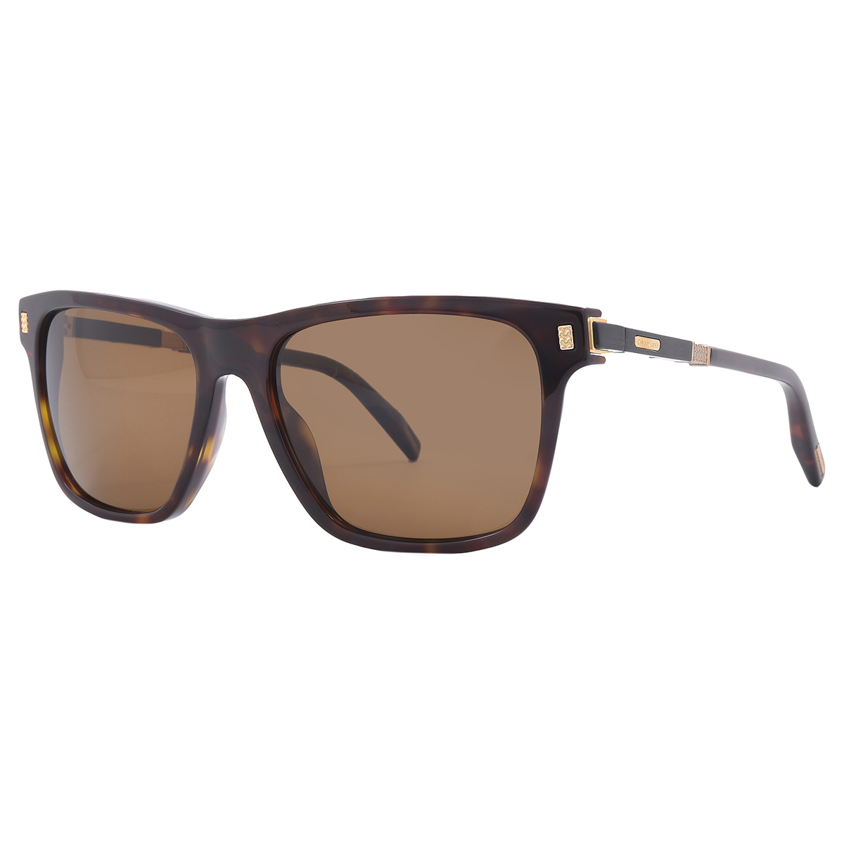 chopard brown square men's sunglasses sch312 722p 55 chopard brown square men's sunglasses sch312 722p 55