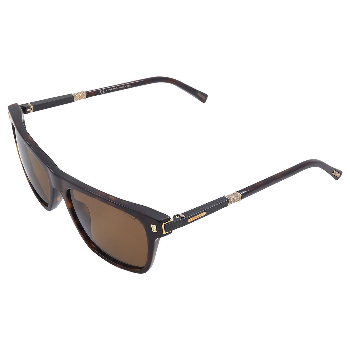 chopard brown square men's sunglasses sch312 722p 55 chopard brown square men's sunglasses sch312 722p 55