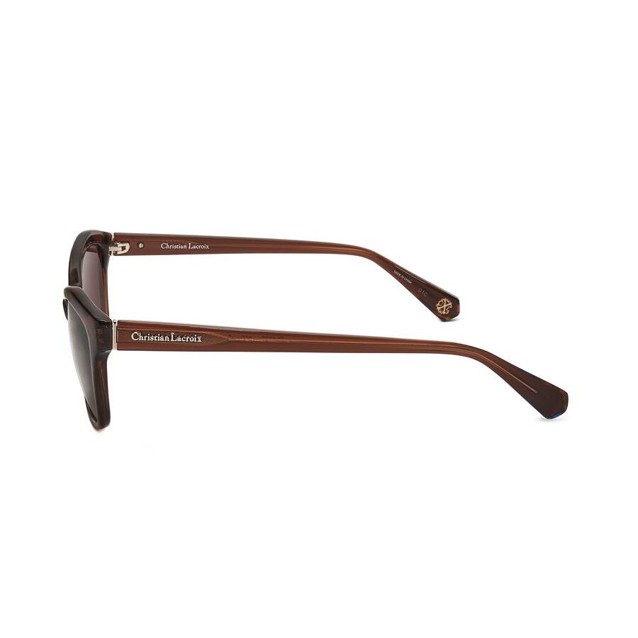 christian lacroix ladies brown cat eye sunglasses cls1073 001 2 christian lacroix ladies brown cat eye sunglasses cls1073 001 2