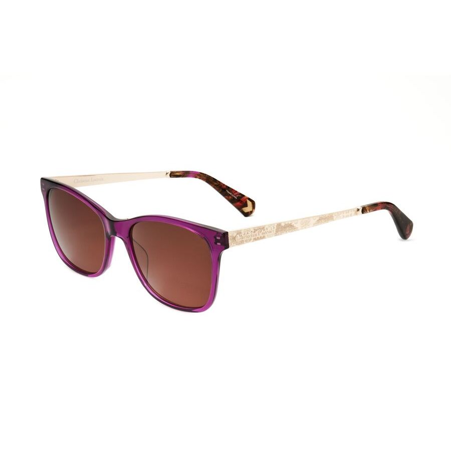 christian lacroix ladies purple rectangular sunglasses cls1089 christian lacroix ladies purple rectangular sunglasses cls1089