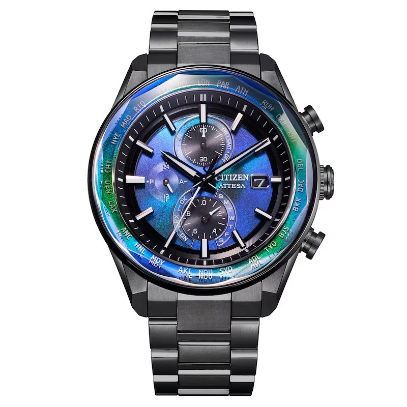 citizen attesa special edition perpetual alarm world time chronograph gmt men's watch at8314 53l citizen attesa special edition perpetual alarm world time chronograph gmt men's watch at8314 53l